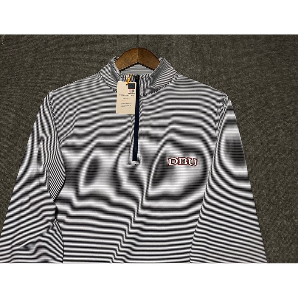 Peter millar perth Dallas baptist university 1/4 zip pullover mens small new